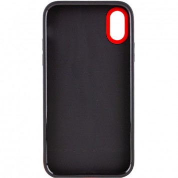 Чехол для Apple iPhone XR (6.1"") - TPU+PC Bichromatic Black / Red - Чехлы для iPhone XR - изображение 1