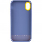 Чехол для Apple iPhone XR (6.1"") - TPU+PC Bichromatic Blue / Yellow