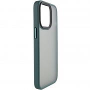 TPU+PC чехол для Apple iPhone 14 Pro (6.1"") - Metal Buttons Зеленый