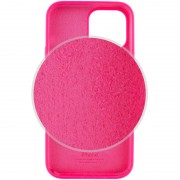 Чехол для Apple iPhone 14 Pro (6.1"") - Silicone Case Full Protective (AA) Розовый / Barbie pink