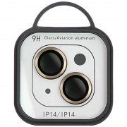 Захисне скло на камеру для Apple iPhone 14 (6.1"") / 14 Plus (6.7"") - Metal Classic (в упак.) Золотий / Gold
