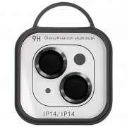 Захисне скло на камеру Apple iPhone 14 (6.1"") / 14 Plus (6.7"") - Metal Classic (в упак.) Чорний / Midnight