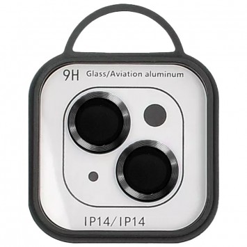 Защитное стекло на камеру для Apple iPhone 14 (6.1"") / 14 Plus (6.7"") - Metal Classic (в упак.) Черный / Midnight - Защита экрана для iPhone 14 Plus - изображение 1
