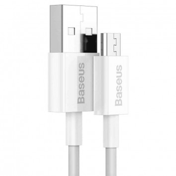 Кабель зарядки для телефона, планшета Baseus Superior Series Fast Charging MicroUSB Cable 2A (1m) (CAMYS) Белый - MicroUSB кабели - изображение 1