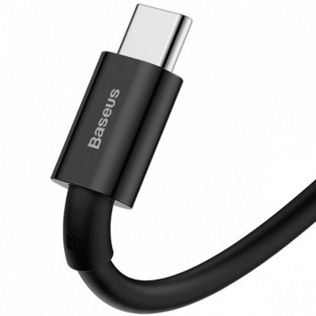 USB кабель для телефона Baseus Superior Series Fast Charging USB to Type-C PD 66W (2m) (CATYS-A) Черный - Type-C кабели - изображение 1