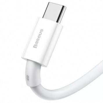 USB кабель для телефона Baseus Superior Series Fast Charging USB to Type-C PD 66W (2m) (CATYS-A) Белый - Type-C кабели - изображение 1