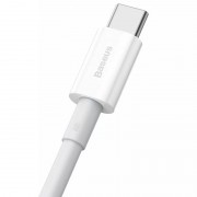 USB кабель для телефона Baseus Superior Series Fast Charging USB to Type-C PD 66W (2m) (CATYS-A) Белый