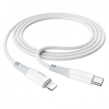 Кабель заряджання Apple Hoco X70 PD Type-C to Lightning (1m) Білий - Lightning - зображення 2 