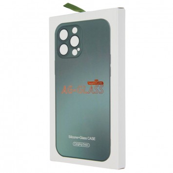 Чохол для Apple iPhone 12 Pro (6.1"") - TPU+Glass Sapphire matte case Cangling Green - Чохли для iPhone 12 Pro - зображення 3 