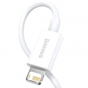 Кабель зарядки Apple Baseus Superior Series Fast Charging Lightning Cable 2.4A (1.5m) (CALYS-B) Белый