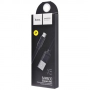 Дата кабель Hoco X5 Bamboo USB to MicroUSB (100см) Чорний