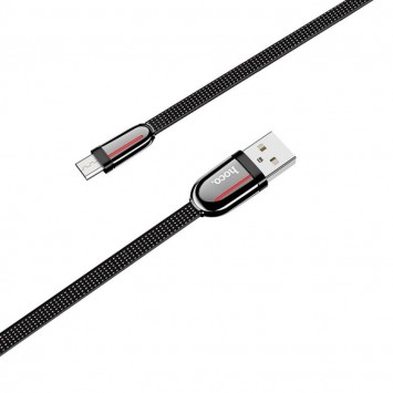 Дата кабель Hoco U74 "Grand" MicroUSB (1.2m) Чорний - MicroUSB кабелі - зображення 2 