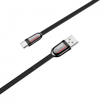 USB кабель для телефону Hoco U74 "Grand" Type-C (1.2m) Чорний - Type-C кабелі - зображення 1 