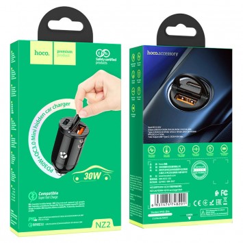 Автомобильная зарядка для телефона Hoco NZ2 Link PD30W+QC3.0 Черный - Автомобильные зарядные устройства - изображение 5