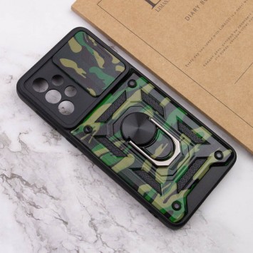 Ударопрочный чехол Camshield Serge Ring Camo для Samsung Galaxy A73 5G Зеленый / Army Green - Samsung Galaxy A73 5G - изображение 4