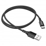 USB кабель зарядки Borofone BX54 Ultra bright USB to Type-C (1m) Черный