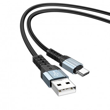 USB кабель для телефону Borofone BX64 Special USB to Type-C (1m) Чорний - Type-C кабелі - зображення 1 