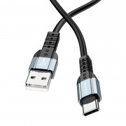 USB кабель для телефону Borofone BX64 Special USB to Type-C (1m) Чорний