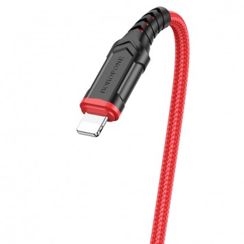 Кабель зарядки и синхронизации Borofone BX67 USB to Lightning (1m) Красный - Lightning - изображение 1