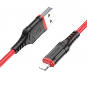 Кабель заряджання та синхронізації Borofone BX67 USB to Lightning (1m) Червоний