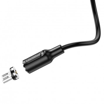 Магнитный кабель Borofone BX41 Amiable USB to MicroUSB (1m) Черный - MicroUSB кабели - изображение 2