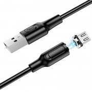 Магнітний кабель Borofone BX41 Amiable USB to MicroUSB (1m) Чорний