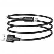 Магнитный кабель Borofone BX41 Amiable USB to MicroUSB (1m) Черный
