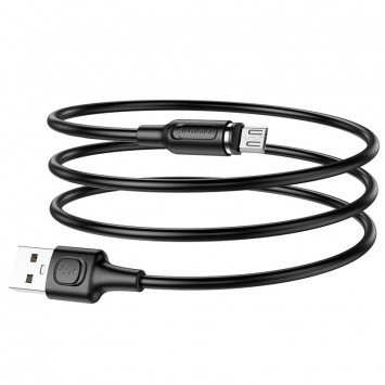Магнитный кабель Borofone BX41 Amiable USB to MicroUSB (1m) Черный - MicroUSB кабели - изображение 4