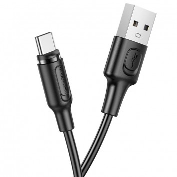 USB кабель зарядки Borofone BX41 Amiable USB to Type-C (1m) Черный - Type-C кабели - изображение 1