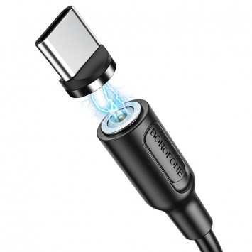 USB зарядний кабель Borofone BX41 Amiable USB to Type-C (1m) Чорний - Type-C кабелі - зображення 2 