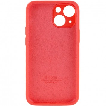 Чехол для Apple iPhone 14 (6.1"") - Silicone Case Full Camera Protective (AA) Оранжевый / Pink citrus - Чехлы для iPhone 14 - изображение 1