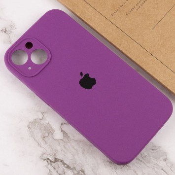 Чехол для Apple iPhone 14 (6.1"") - Silicone Case Full Camera Protective (AA) Фиолетовый / Grape - Чехлы для iPhone 14 - изображение 3