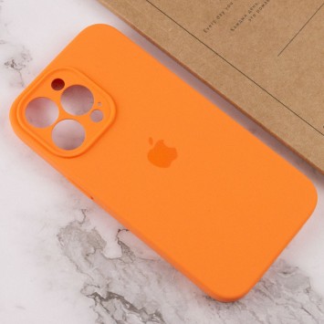 Чехол для Apple iPhone 14 Pro (6.1"") - Silicone Case Full Camera Protective (AA) Оранжевый / Kumquat - Чехлы для iPhone 14 Pro - изображение 3