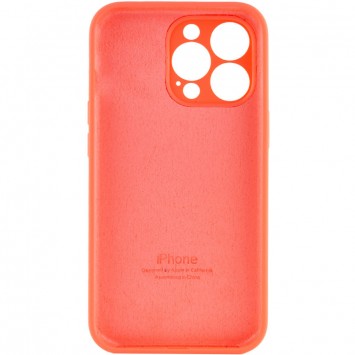 Чехол для Apple iPhone 14 Pro (6.1"") - Silicone Case Full Camera Protective (AA) Оранжевый / Pink citrus - Чехлы для iPhone 14 Pro - изображение 1