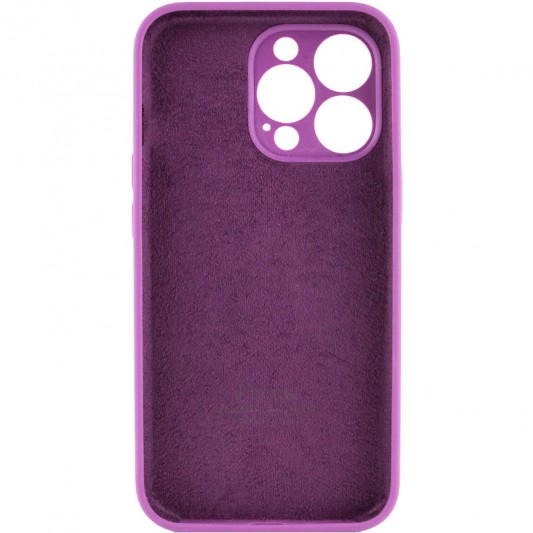 Чохол на Apple iPhone 14 Pro (6.1"") - Silicone Case Full Camera Protective (AA) Фіолетовий / Grape - зображення 1 