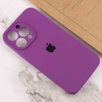 Чехол для Apple iPhone 14 Pro (6.1"") - Silicone Case Full Camera Protective (AA) Фиолетовый / Grape - Чехлы для iPhone 14 Pro - изображение 3