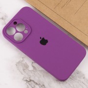 Чохол Apple iPhone 14 Pro Max (6.7"") - Silicone Case Full Camera Protective (AA) Фіолетовий / Grape