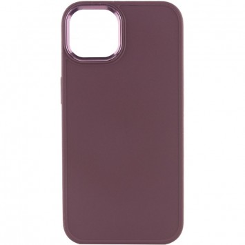 TPU чехол для Apple iPhone 14 (6.1"") - Bonbon Metal Style Бордовый / Plum - Чехлы для iPhone 14 - изображение 1