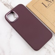 TPU чехол для Apple iPhone 14 (6.1"") - Bonbon Metal Style Бордовый / Plum