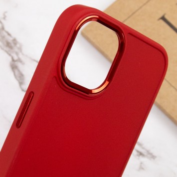 TPU чохол для Apple iPhone 14 (6.1"") - Bonbon Metal Style Червоний / Red - Чохли для iPhone 14 - зображення 4 