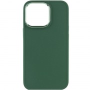 TPU чехол для Apple iPhone 14 Pro Max (6.7"") - Bonbon Metal Style Зеленый / Army green