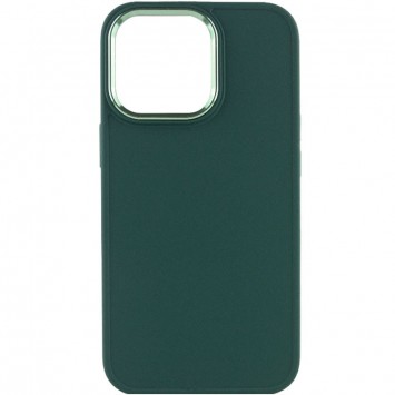 TPU чехол для Apple iPhone 14 Pro Max (6.7"") - Bonbon Metal Style Зеленый / Pine green - Чехлы для iPhone 14 Pro Max - изображение 1