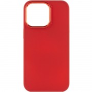 TPU чехол для Apple iPhone 14 Pro Max (6.7"") - Bonbon Metal Style Красный / Red