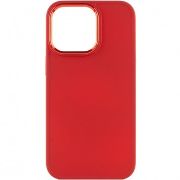 TPU чехол для Apple iPhone 14 Pro Max (6.7"") - Bonbon Metal Style Красный / Red - Чехлы для iPhone 14 Pro Max - изображение 1