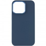 TPU чехол для Apple iPhone 14 Pro Max (6.7"") - Bonbon Metal Style Синий / Denim Blue