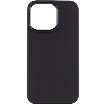 TPU чехол для Apple iPhone 14 Pro Max (6.7"") - Bonbon Metal Style Черный / Black - Чехлы для iPhone 14 Pro Max - изображение 1