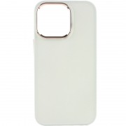 TPU чехол для Apple iPhone 14 Pro (6.1"") - Bonbon Metal Style Белый / White