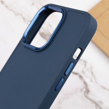 TPU чохол для Apple iPhone 14 Pro (6.1"") - Bonbon Metal Style Синій / Denim Blue - Чохли для iPhone 14 Pro - зображення 4 
