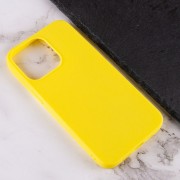 Силиконовый чехол для Apple iPhone 14 Pro (6.1"") - Candy Желтый