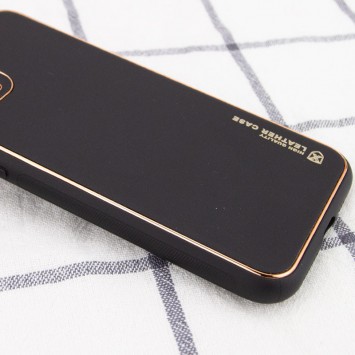 Кожаный чехол для Apple iPhone 14 (6.1"") - Xshield Черный / Black - Чехлы для iPhone 14 - изображение 1